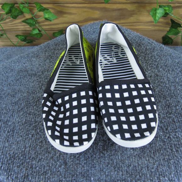 Dolce Vita Women's Loafer Yellow Fabric Sz 8 Medium Gently Used 2025 - Picture 2 of 6